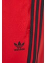 Tepláky adidas Originals červená barva, s aplikací, IS2808