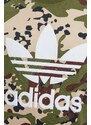 Bavlněné tričko adidas Originals zelená barva, IS0215