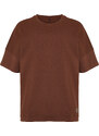 Trendyol Brown Oversize Stitch Detail T-Shirt