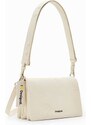 Dámská kabelka DESIGUAL 24SAXP84 1001 BAG_AQUILES DORTMUND FLAP 1001 WHITE