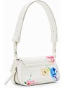 Dámská kabelka DESIGUAL 24SAXP63 1021 BAG_LIQUIDFLOWER TROMSO 1021 WHITE