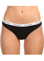 3PACK dámská tanga Calvin Klein vícebarevná (QD3587E-WZB)