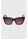 Sluneční brýle AllSaints dámské, hnědá barva, ALS500116654