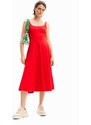 Dámské šaty DESIGUAL 24SWVK06 3092 VEST_HARIA 3092 RED