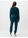 Jimmy Key Dark Green High Waist Skinny Leg Pocket Jogger Trousers