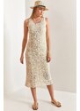 Bianco Lucci Women's Patterned Knitted Knitted Dress