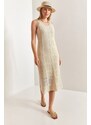 Bianco Lucci Women's Patterned Knitted Knitted Dress