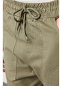 Trendyol Khaki Regular Fit Cargo Pocket Trousers