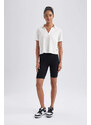 DEFACTO Polo Collar Short Sleeve T-Shirt