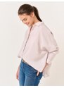 Jimmy Key Mink Loose Cut Long Sleeve Basic Shirt