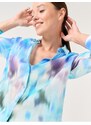 Jimmy Key Blue Long Sleeve Patterned Stylish Shirt