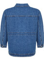 Trendyol Curve Blue Oversize Denim Jacket