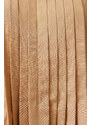 Trendyol Beige Pleated Detailed Comfort Woven Dress