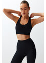Trendyol Premium Black Polyamide Fabric Support Knitted Sports Bra