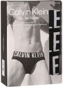 3PACK pánské slipy Calvin Klein černé