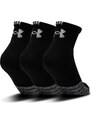 Pánské ponožky Under Armour Heatgear Quarter 3-Pack Black