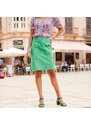 Blancheporte Rovná tvilová sukně zelená 46