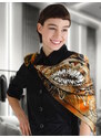 Monika Nowak Hedvábný šátek 90x90cm Křehká síla, 100% saténové morušové hedvábí 16 mómí, oboustranný digitální tisk, ručně šité okraje