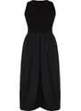 Trendyol Black Waist Opening Midi Woven 2 in 1 Dress