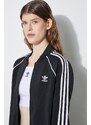 Mikina adidas Originals dámská, černá barva, s aplikací, IK4034