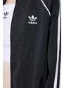 Mikina adidas Originals dámská, černá barva, s aplikací, IK4034