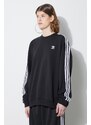 Mikina adidas Originals dámská, černá barva, s aplikací, IU2423