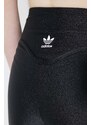 Kraťasy adidas Originals dámské, černá barva, s aplikací, high waist, IP0724