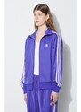 Mikina adidas Originals dámská, fialová barva, hladká, IP0605