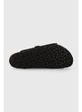 Semišové pantofle Birkenstock Zürich pánské, černá barva, 1026763