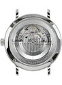 Protek Watches Stříbrné pánské hodinky Milus s ocelovým páskem LAB 01 Concrete Grey 40MM Automatic