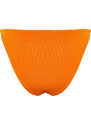 Trendyol Orange Gathered Brazilian Bikini Bottom