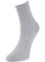 Trendyol 3-Pack Gray-Multicolor Cotton Knitted Socks