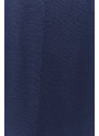 Trendyol Navy Blue Straight Cut Midi Strapless Pocket Detailed Gabardine Woven Dress