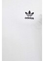 Bavlněné tričko adidas Originals 3-Stripes bílá barva, IA4846