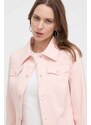 Košilová bunda Guess růžová barva, W4GL15 WG492
