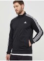 Mikina adidas pánská, černá barva, s aplikací, H46099