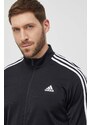 Mikina adidas pánská, černá barva, s aplikací, H46099