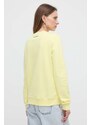 Mikina Karl Lagerfeld dámská, žlutá barva, s aplikací