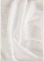bonprix Záclona s výšivkou (1 ks v balení) Bílá