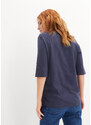 bonprix Tričko s polovičním rukávem, organická bavlna Modrá