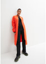 bonprix Bluzónový kabát s pleteným límcem Oranžová