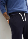 bonprix Sportovní kalhoty s recyklovaným polyesterem Modrá