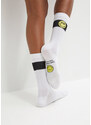 bonprix Tenisové ponožky se smajlíkem (3 páry) Bílá