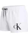 Pánské plavky Tkaný spodní díl SHORT DRAWSTRING KM0KM01015YCD - Calvin Klein