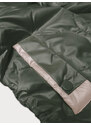 Dámská bunda v khaki barvě se stahujícími šňůrkami na bocích S'West (B8235-11)