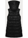 Černá dámská vesta s odepínací kapucí S'West (B8232-1)