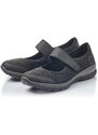 Pohodlné šněrovací boty Rieker W RKR575 black