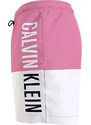 Pánské plavky Tkaný spodní díl MEDIUM DRAWSTRING-BLOCK KM0KM00994TFZ - Calvin Klein