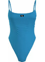 Dámské jednodílné plavky SCOOP ONE PIECE KW0KW02475CGY - Calvin Klein