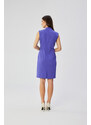S360 Plášťové šaty se zavinovacím výstřihem - fialové